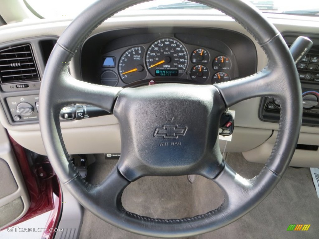 1999 Silverado 1500 LT Extended Cab - Dark Carmine Red Metallic / Medium Gray photo #33