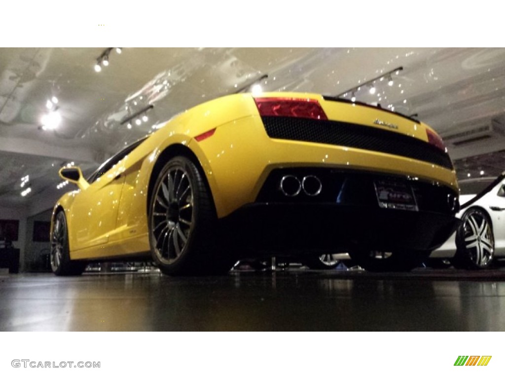 2010 Gallardo LP550-2 Valentino Balboni Coupe - Giallo Midas (Yellow) / Black/White photo #5