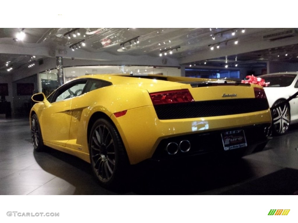 2010 Gallardo LP550-2 Valentino Balboni Coupe - Giallo Midas (Yellow) / Black/White photo #6