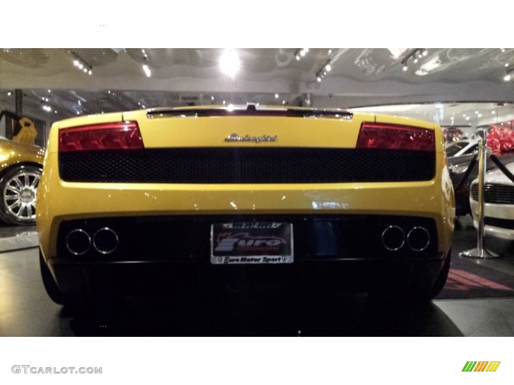 2010 Gallardo LP550-2 Valentino Balboni Coupe - Giallo Midas (Yellow) / Black/White photo #9