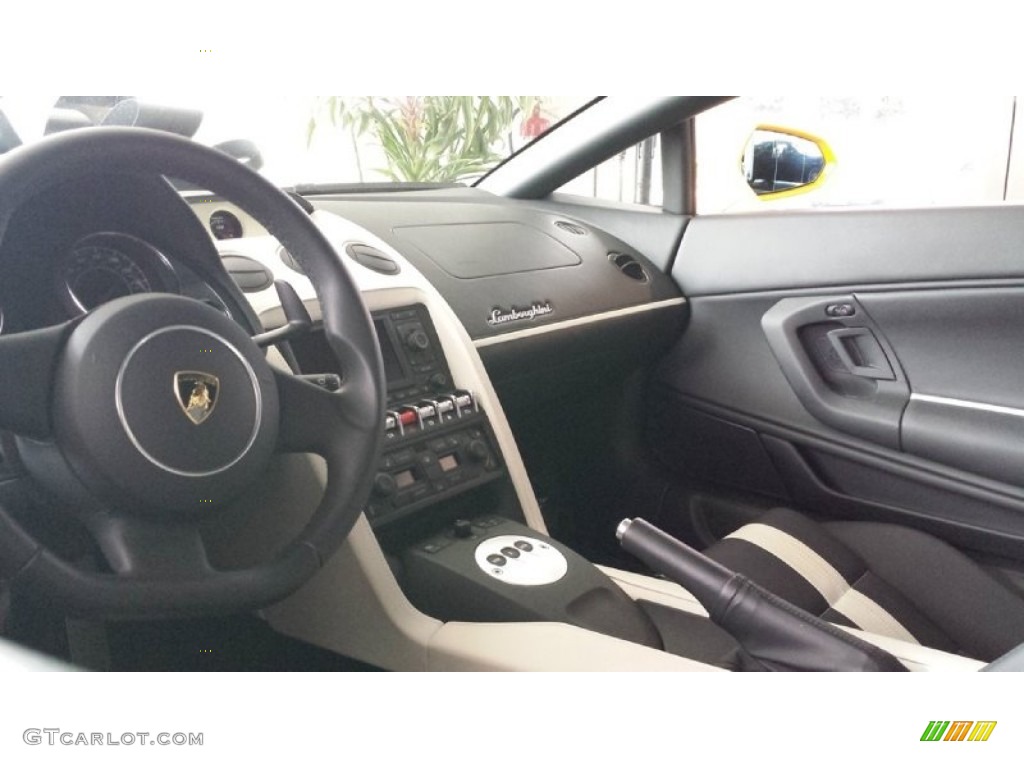 2010 Lamborghini Gallardo LP550-2 Valentino Balboni Coupe Black/White Dashboard Photo #82383376