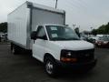 Summit White - Express Cutaway 3500 Moving Van Photo No. 3