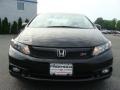 2012 Crystal Black Pearl Honda Civic Si Sedan  photo #2