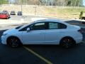 2013 White Orchid Pearl Honda Civic Hybrid Sedan  photo #4