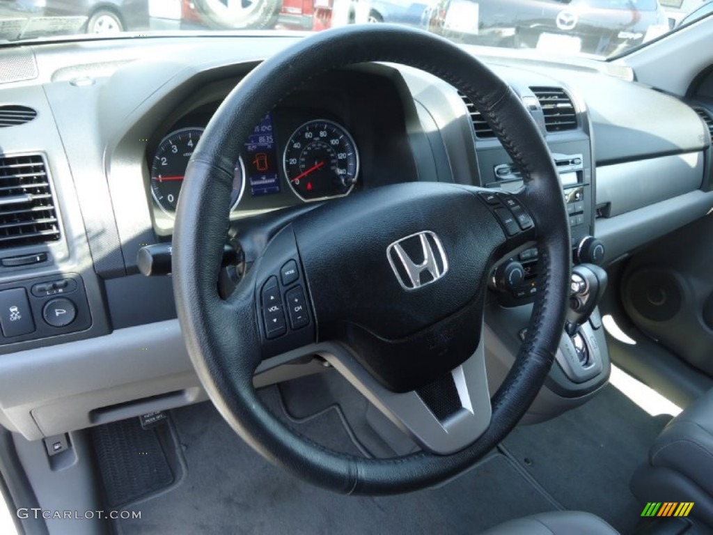 2010 CR-V EX-L AWD - Alabaster Silver Metallic / Gray photo #13