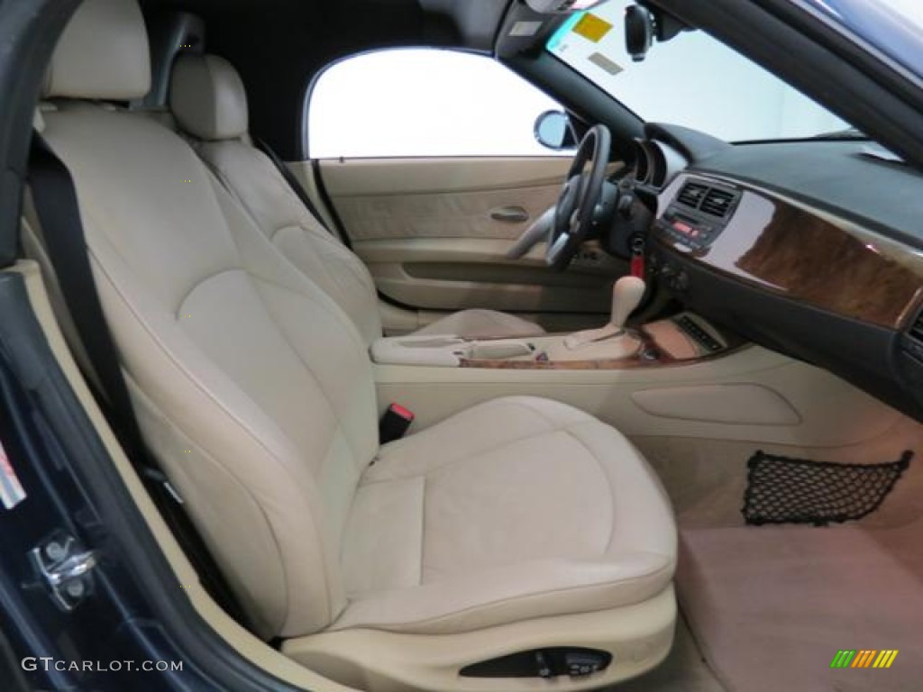 2005 Z4 2.5i Roadster - Toledo Blue Metallic / Dark Beige photo #21