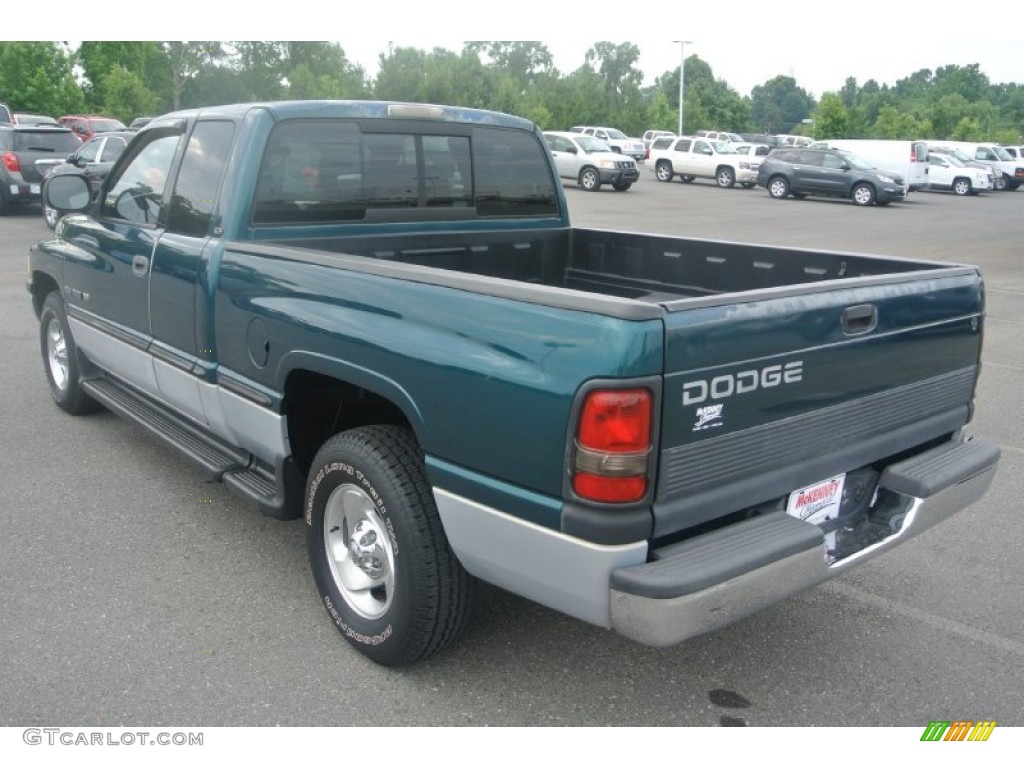 1999 Ram 1500 SLT Extended Cab - Emerald Green Pearl / Agate Black photo #4