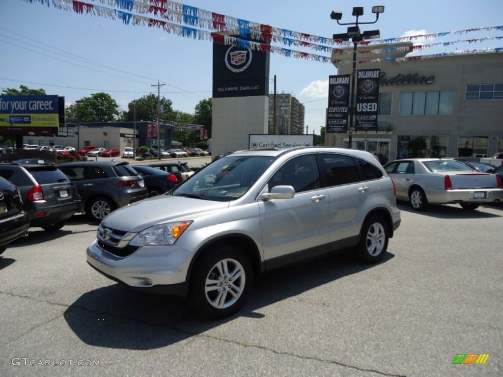 2010 CR-V EX-L AWD - Alabaster Silver Metallic / Gray photo #48