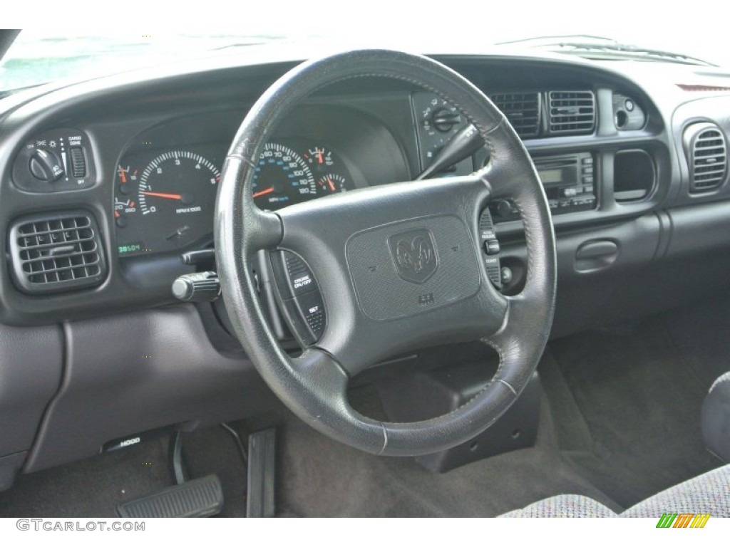 1999 Ram 1500 SLT Extended Cab - Emerald Green Pearl / Agate Black photo #25