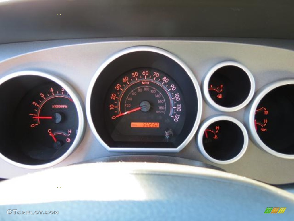 2010 Tundra SR5 CrewMax - Black / Graphite Gray photo #13