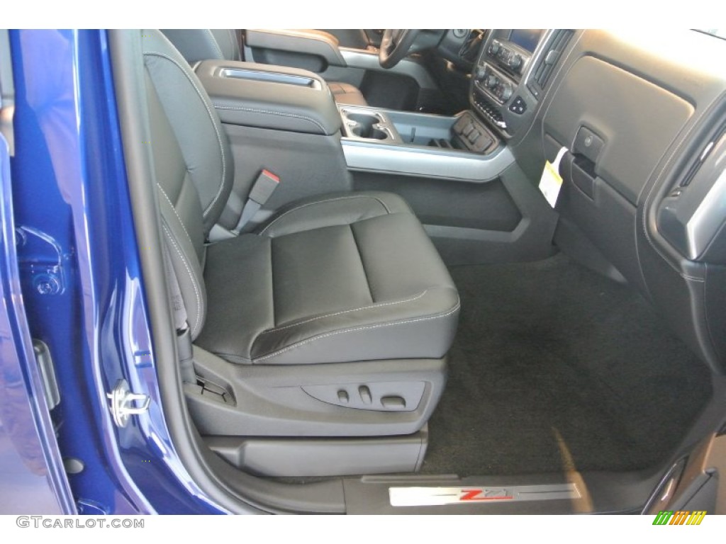 2014 Silverado 1500 LTZ Z71 Crew Cab 4x4 - Blue Topaz Metallic / Jet Black photo #24