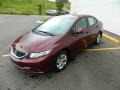 Crimson Red Pearl - Civic LX Sedan Photo No. 3