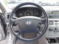 Gray 2006 Hyundai Sonata GL Steering Wheel