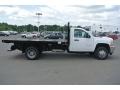 2013 Summit White Chevrolet Silverado 3500HD WT Regular Cab Stake Truck  photo #7