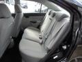 2010 Hyundai Accent Gray Interior Rear Seat Photo