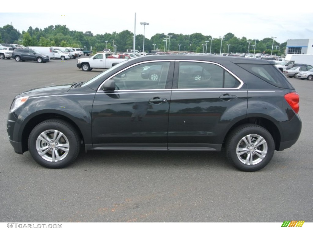 2013 Equinox LS - Ashen Gray Metallic / Jet Black photo #3