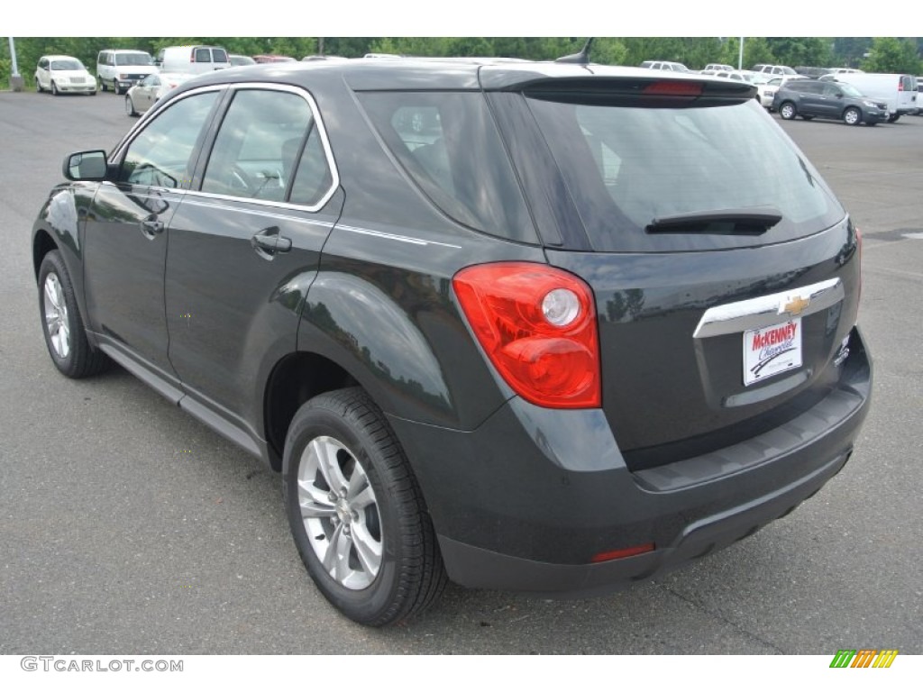 2013 Equinox LS - Ashen Gray Metallic / Jet Black photo #4