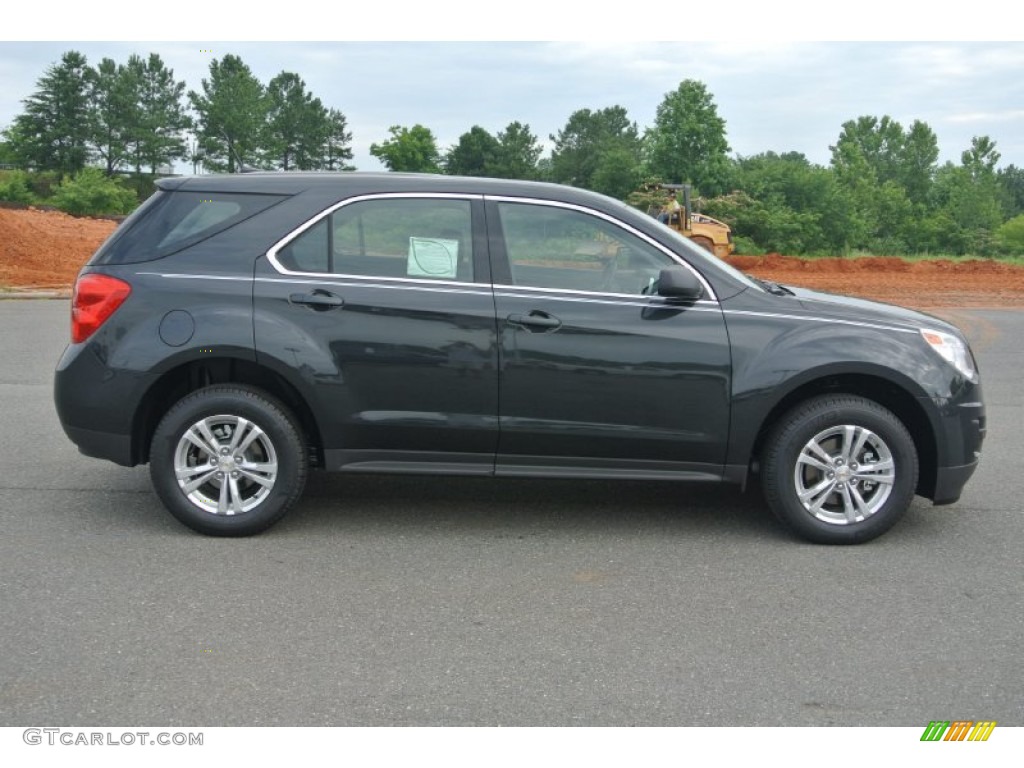 2013 Equinox LS - Ashen Gray Metallic / Jet Black photo #6