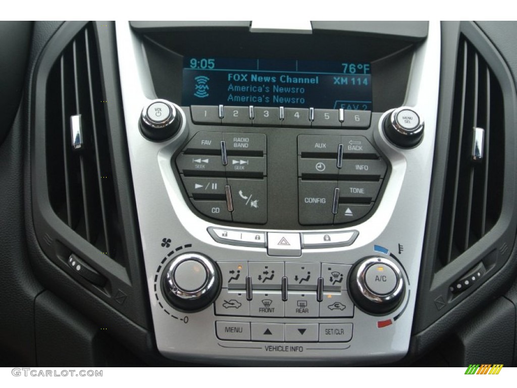 2013 Equinox LS - Ashen Gray Metallic / Jet Black photo #11