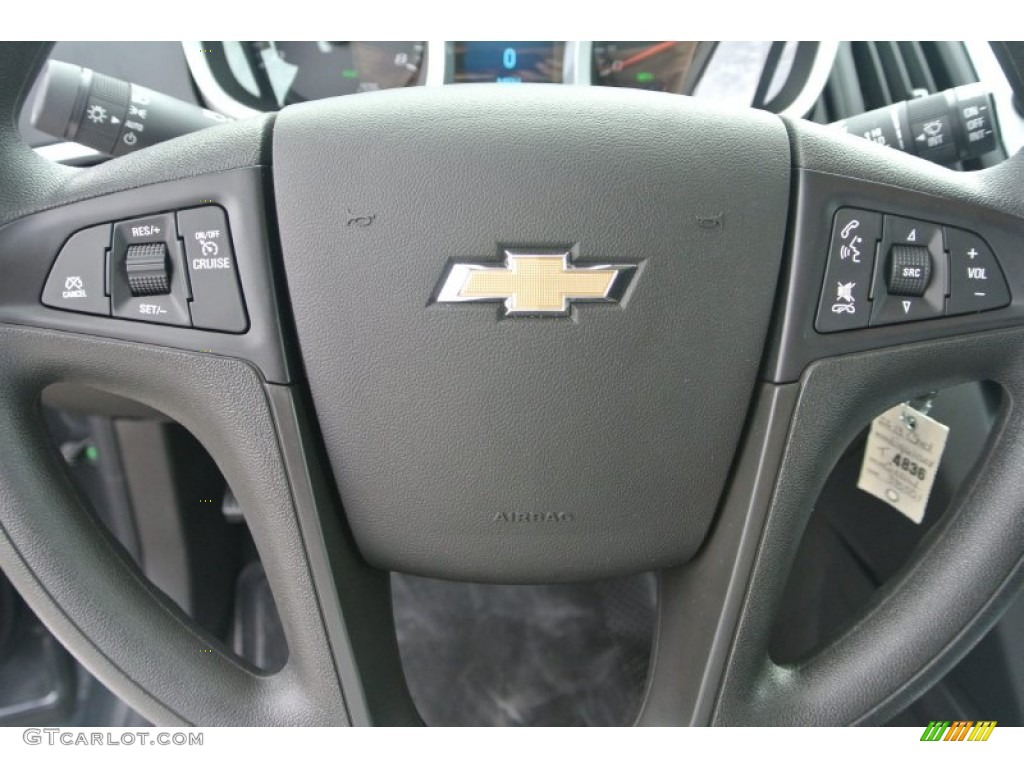 2013 Equinox LS - Ashen Gray Metallic / Jet Black photo #12