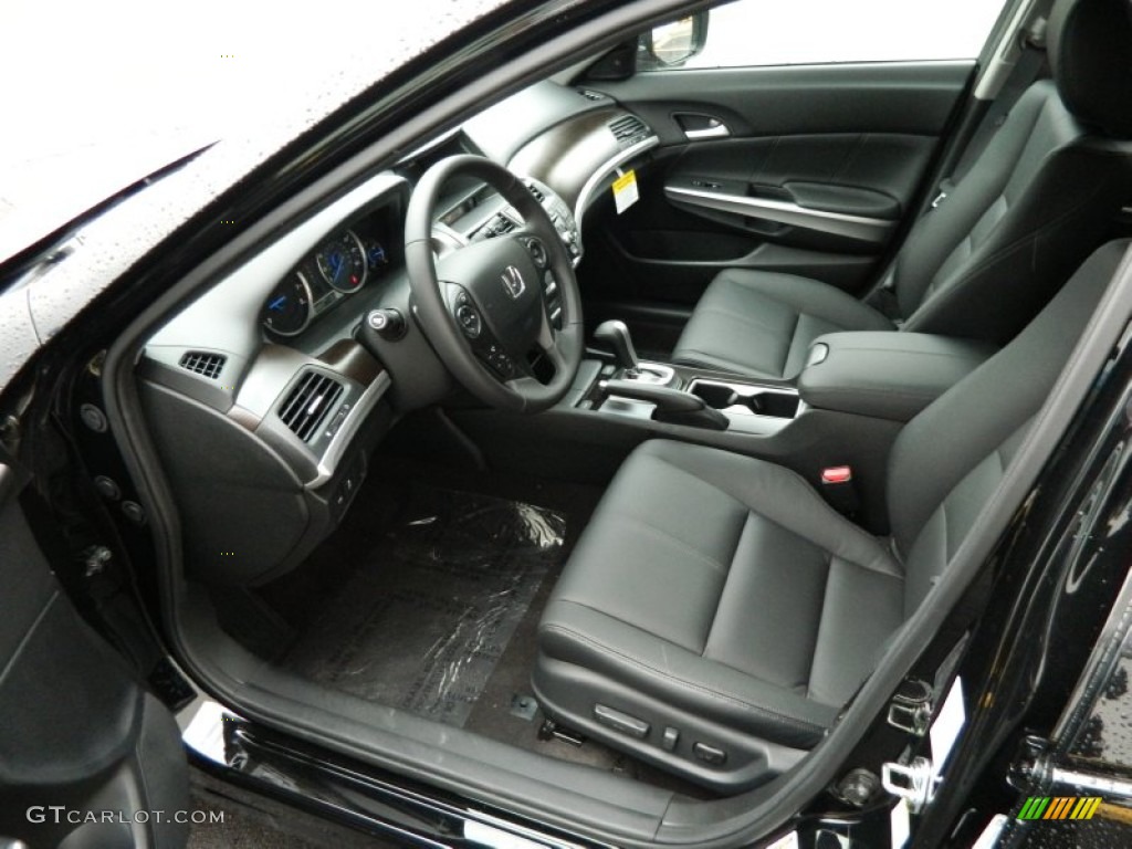 Black Interior 2013 Honda Crosstour EX-L V-6 4WD Photo #82387453