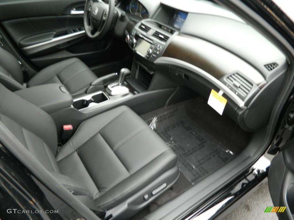 Black Interior 2013 Honda Crosstour EX-L V-6 4WD Photo #82387501