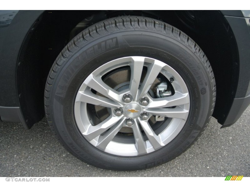 2013 Equinox LS - Ashen Gray Metallic / Jet Black photo #18