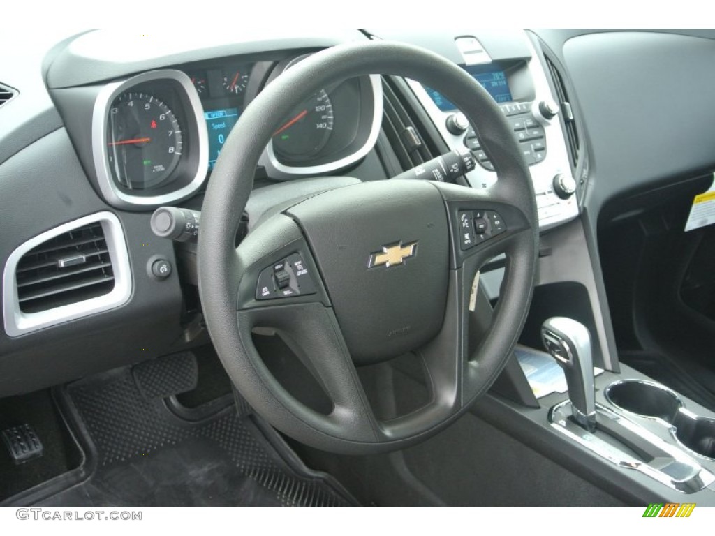 2013 Equinox LS - Ashen Gray Metallic / Jet Black photo #20