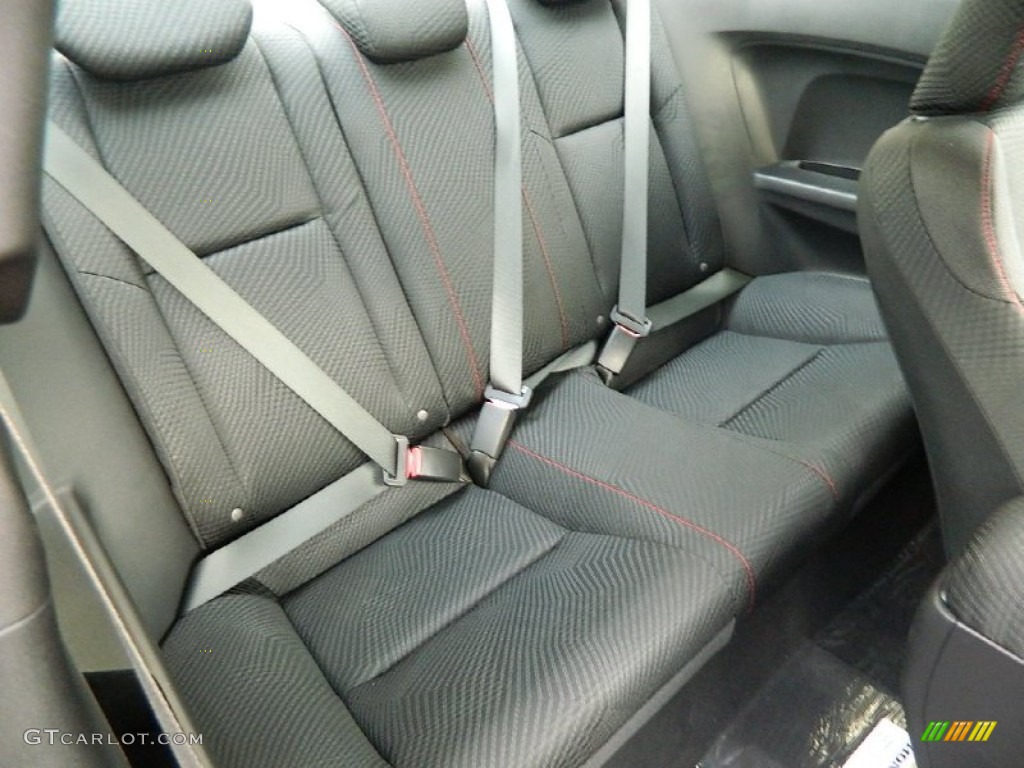 Black Interior 2013 Honda Civic Si Coupe Photo #82387778