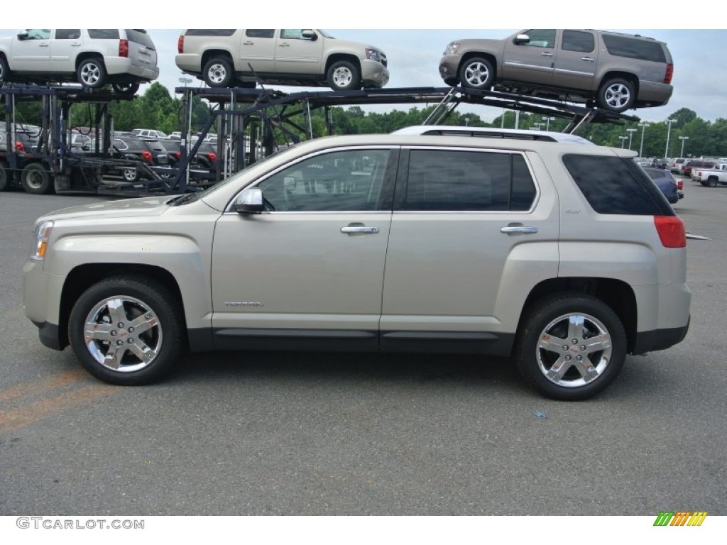 Champagne Silver Metallic 2013 GMC Terrain SLT Exterior Photo #82387888