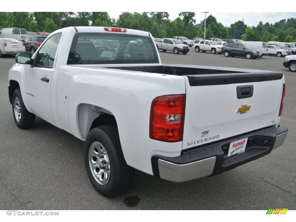 2013 Silverado 1500 LS Regular Cab - Summit White / Dark Titanium photo #4