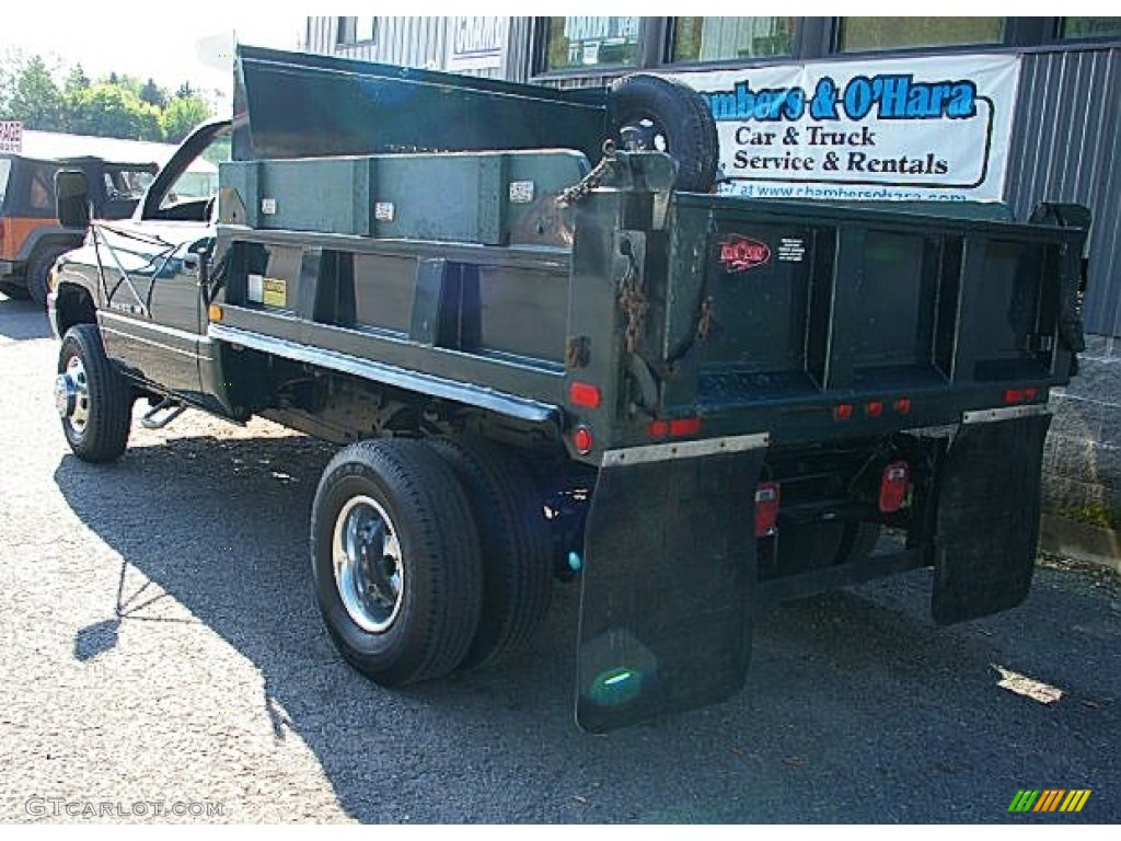 2000 Ram 3500 SLT Regular Cab Dump Truck - Forest Green Pearl / Agate photo #3