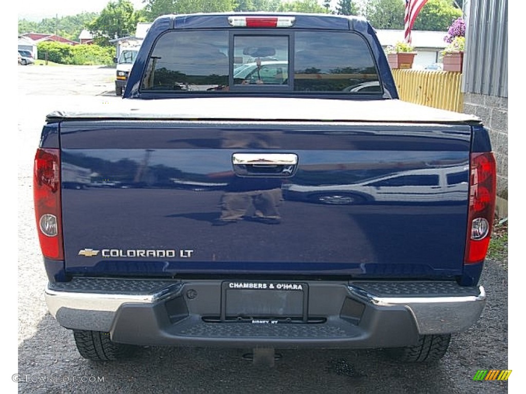 2009 Colorado Z71 Crew Cab 4x4 - Deep Navy Blue / Ebony photo #5