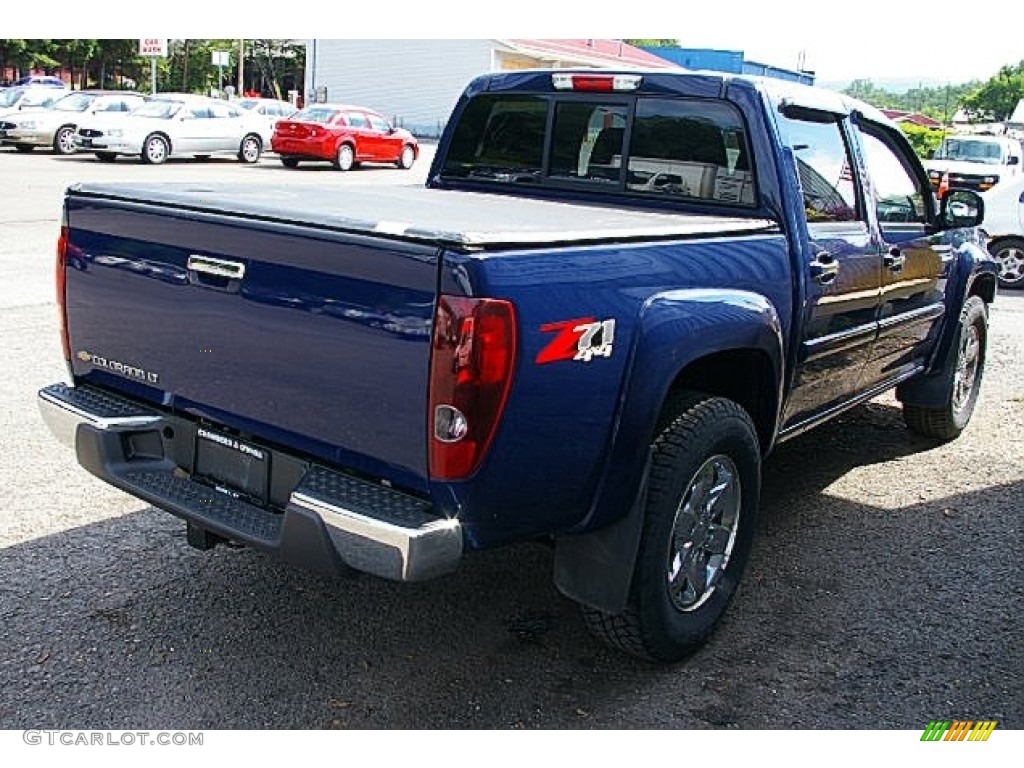 2009 Colorado Z71 Crew Cab 4x4 - Deep Navy Blue / Ebony photo #7