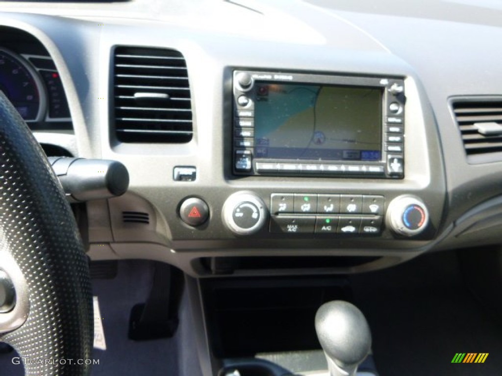 2010 Civic EX-L Sedan - Crystal Black Pearl / Gray photo #22