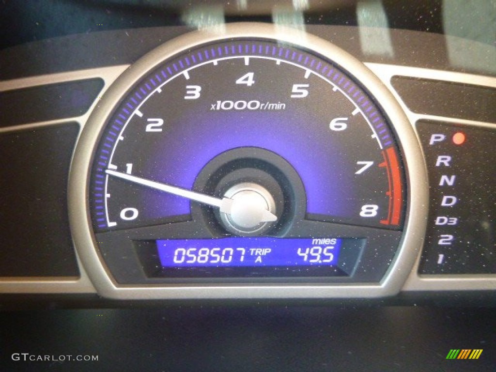 2010 Civic EX-L Sedan - Crystal Black Pearl / Gray photo #24