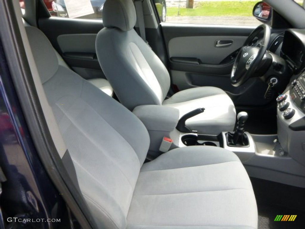 2008 Elantra GLS Sedan - Regatta Blue Metallic / Gray photo #10