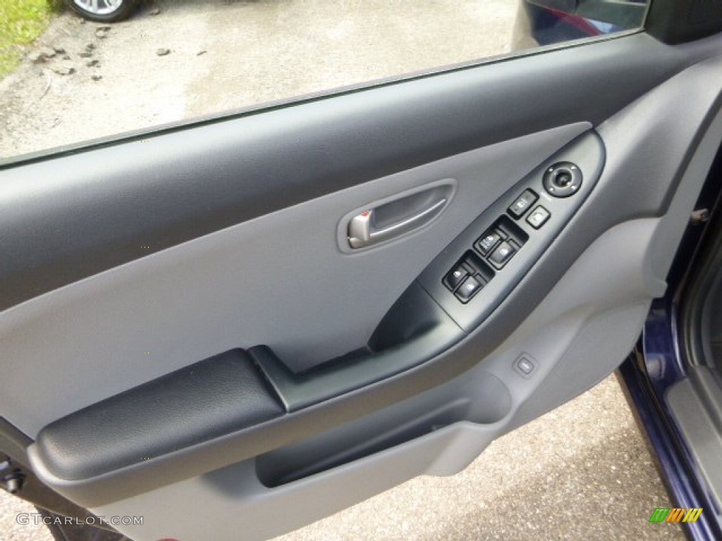 2008 Elantra GLS Sedan - Regatta Blue Metallic / Gray photo #19