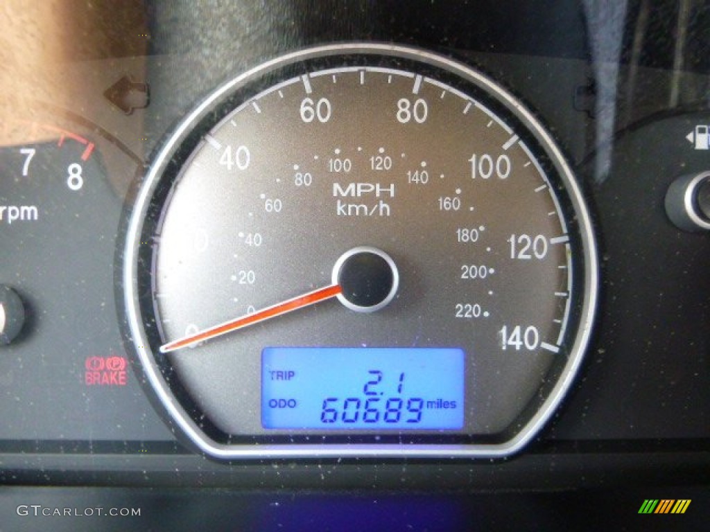 2008 Elantra GLS Sedan - Regatta Blue Metallic / Gray photo #25