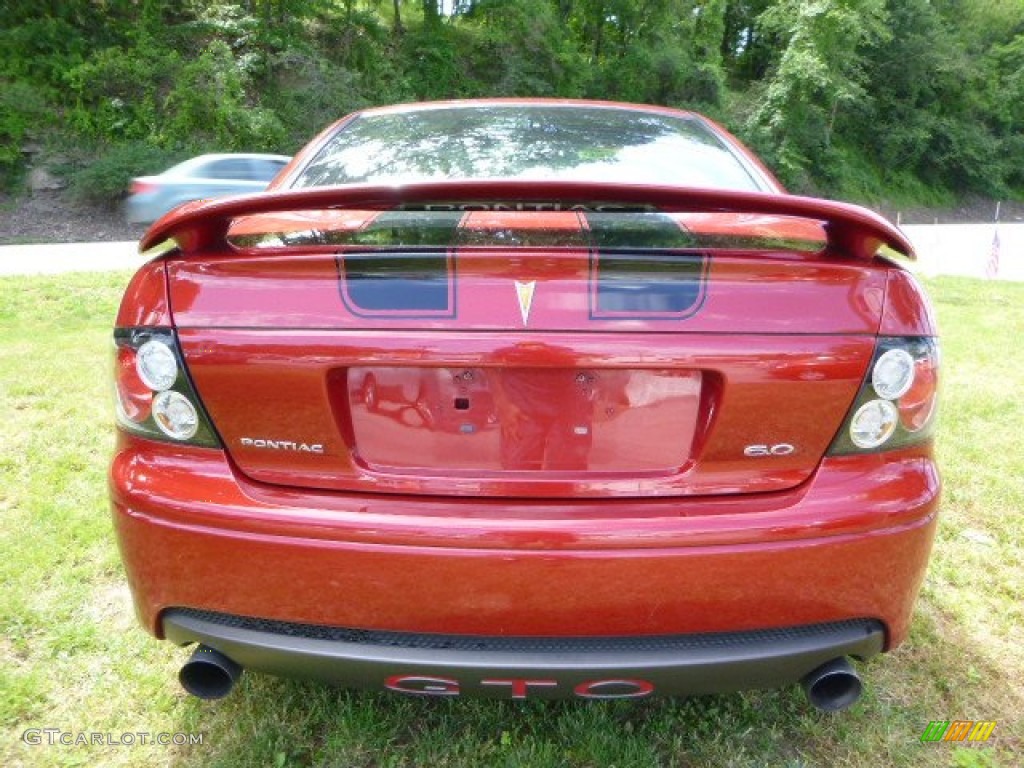 2006 GTO Coupe - Spice Red Metallic / Black photo #3