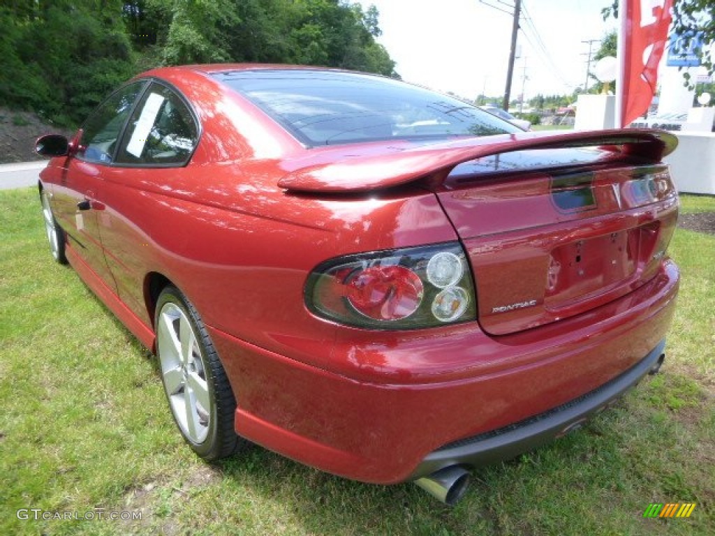 2006 GTO Coupe - Spice Red Metallic / Black photo #4