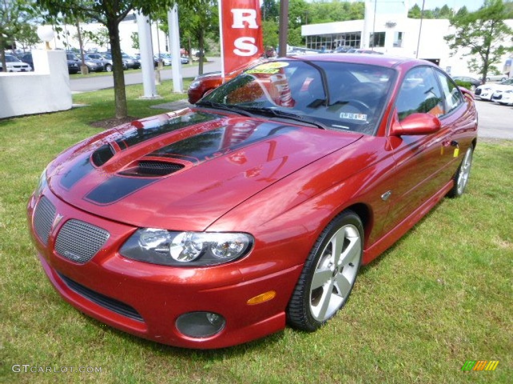 2006 GTO Coupe - Spice Red Metallic / Black photo #6
