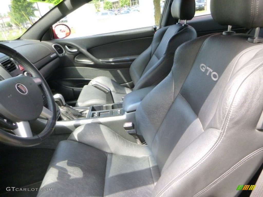 Black Interior 2006 Pontiac GTO Coupe Photo #82389244