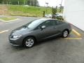 2013 Polished Metal Metallic Honda Civic LX Sedan  photo #4