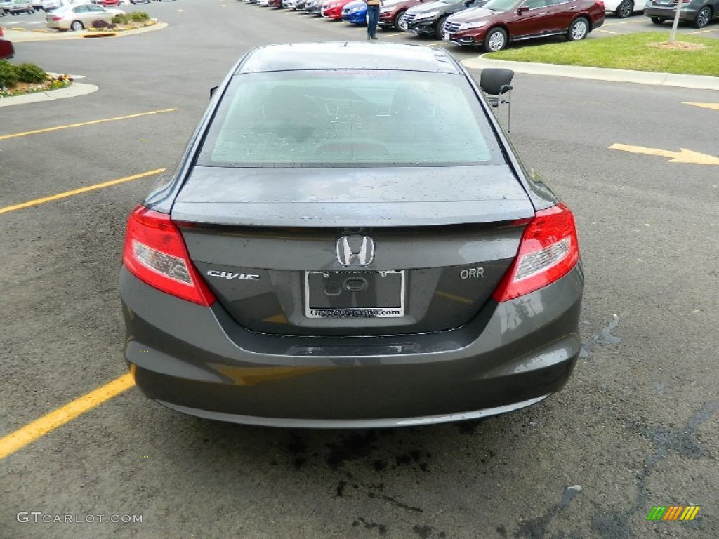 2013 Civic LX Sedan - Polished Metal Metallic / Black photo #5
