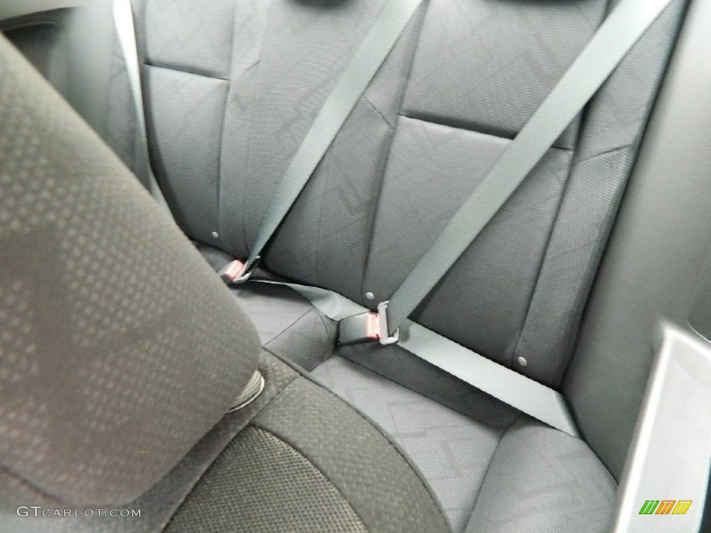 2013 Civic LX Sedan - Polished Metal Metallic / Black photo #10