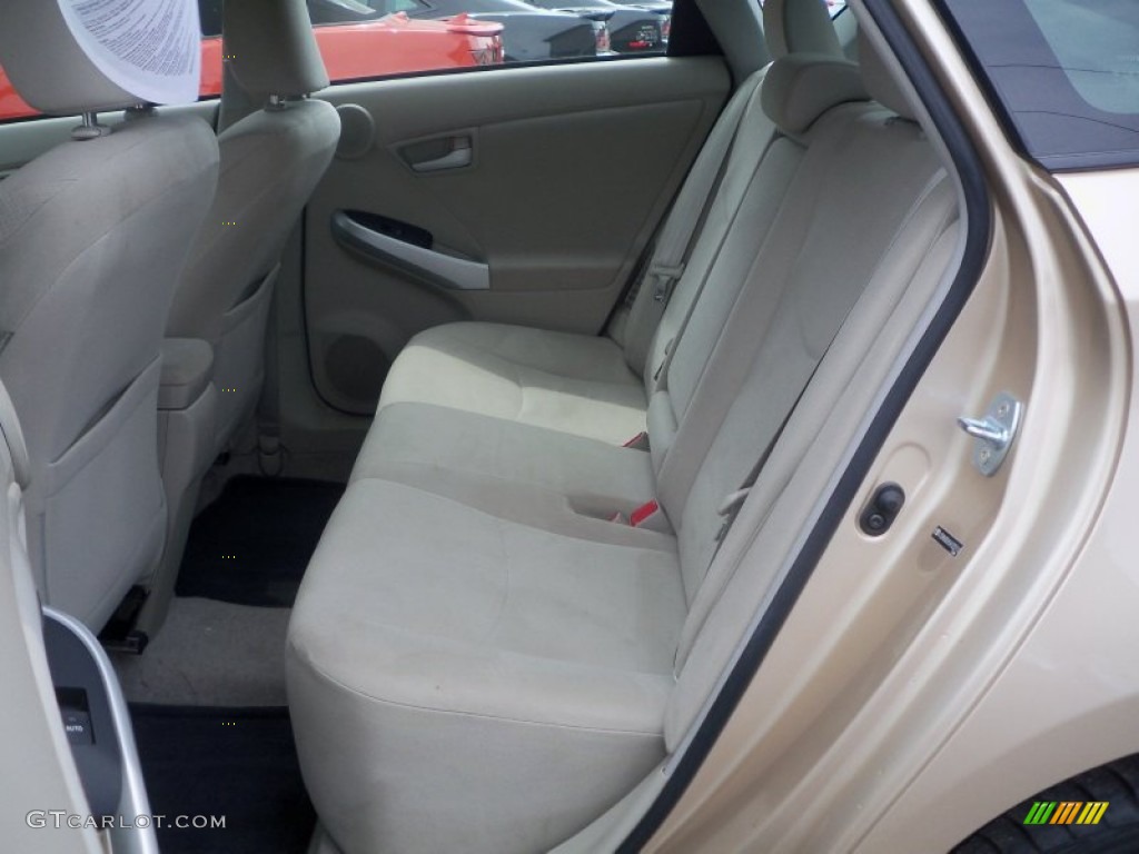 2010 Toyota Prius Hybrid III Rear Seat Photos