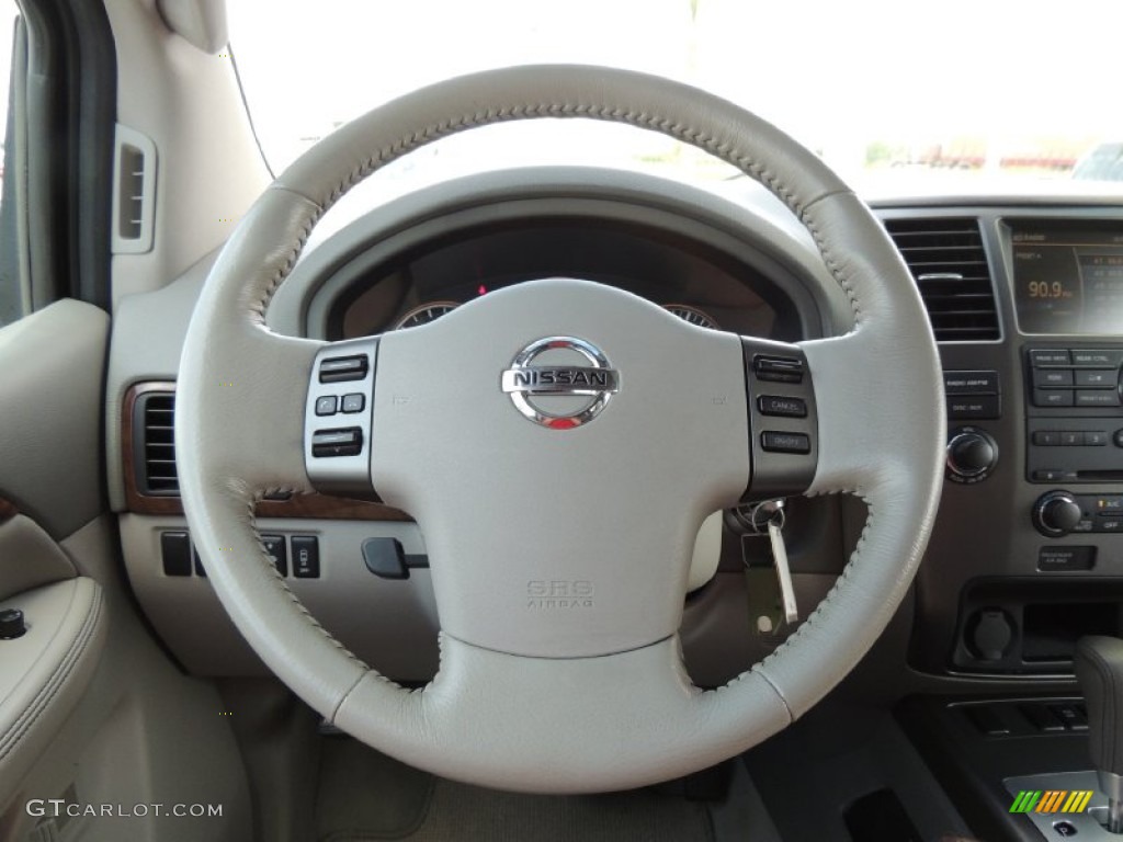 2010 Nissan Armada Titanium Steering Wheel Photos