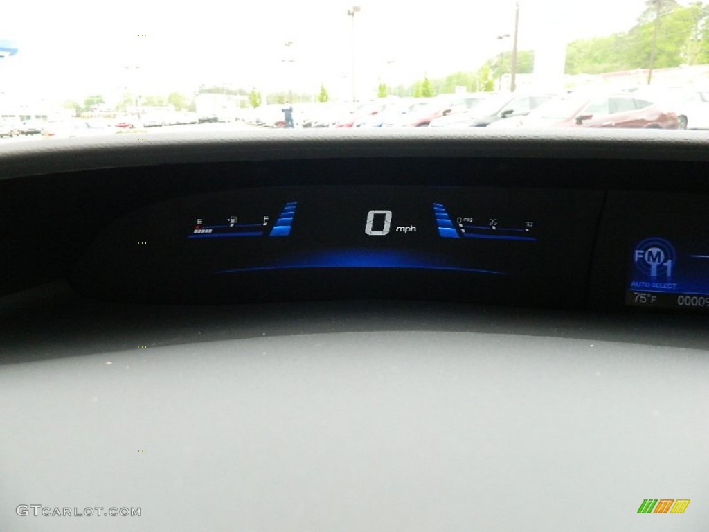 2013 Civic LX Sedan - Polished Metal Metallic / Black photo #18