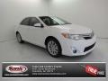 2013 Super White Toyota Camry XLE V6  photo #1